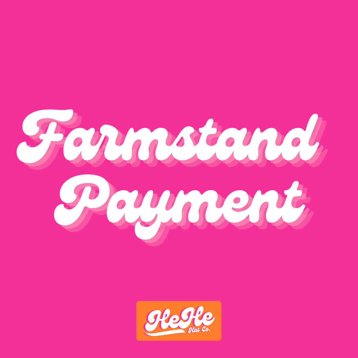 Farmstand Pick up Check Out