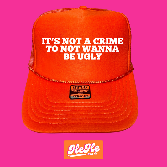 It's Not A Crime To Not Wanna Be Ugly