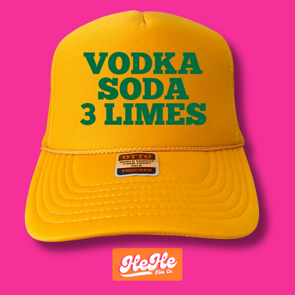 Vodka Soda 3 Limes